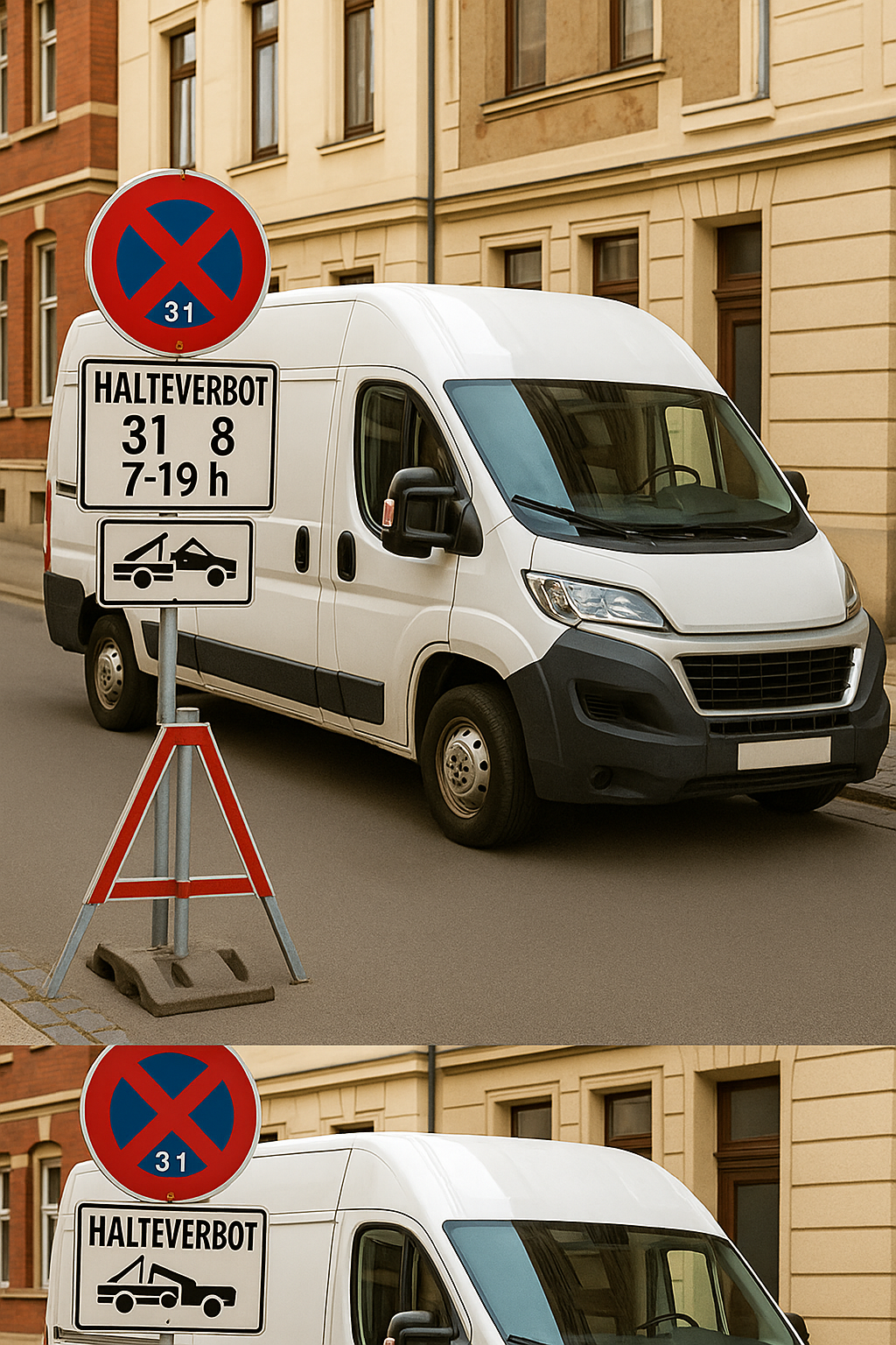 Halteverbotspaket – professionelle Schilder von JK Umzüge Halteverbotspaket mit Schildern von JK Umzüge
